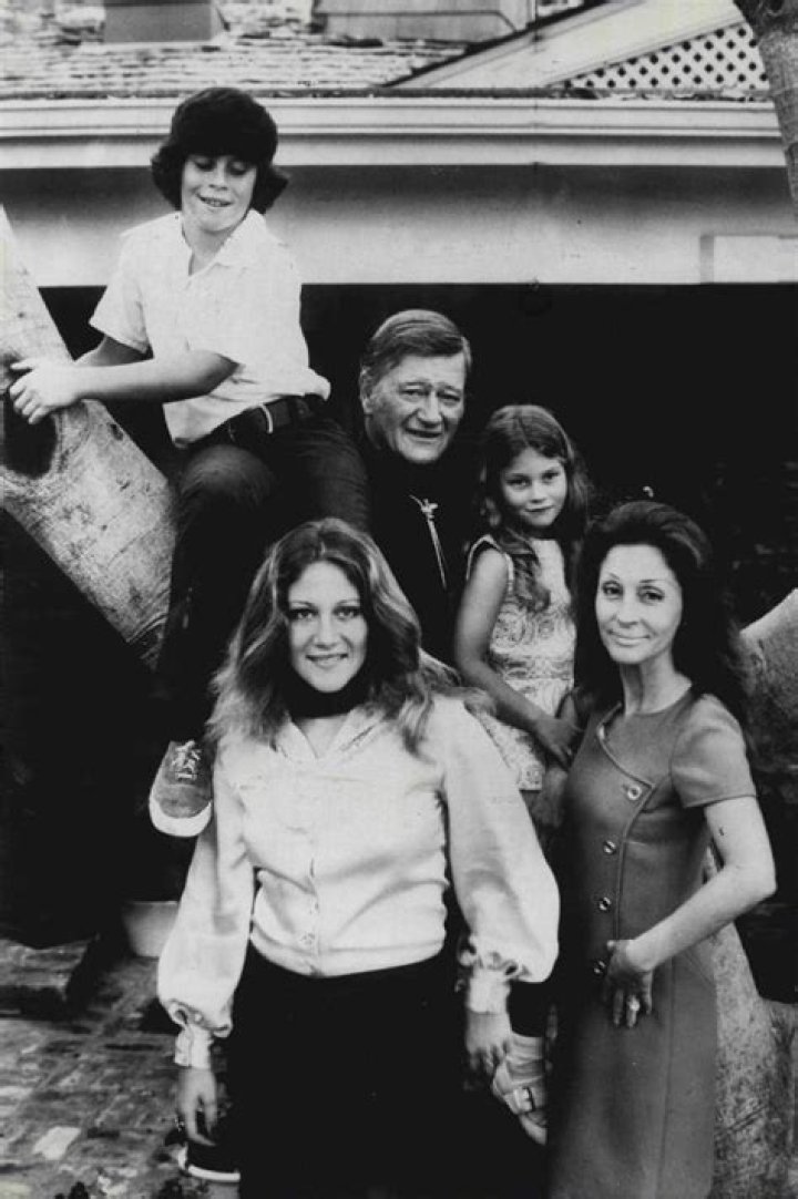 1970s with third wife Pilar and their children Aissa b. 1956, Ethan