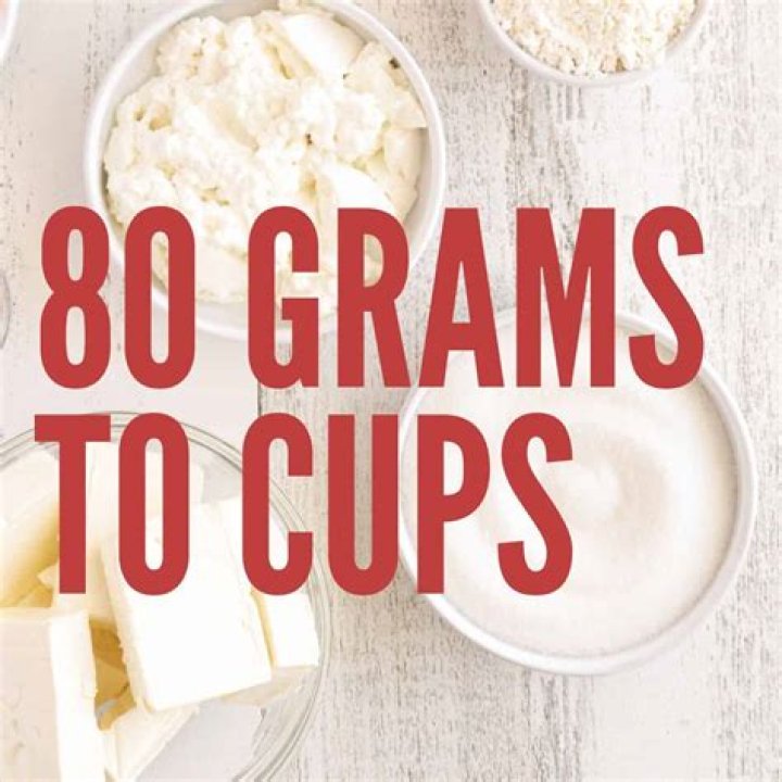 80 grams to cups How to convert 80 grams of water to cups