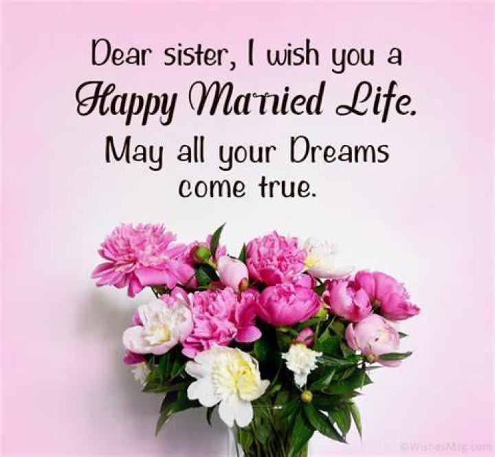 90+ Wedding Wishes For Sister Marriage Quotes WishesMsg