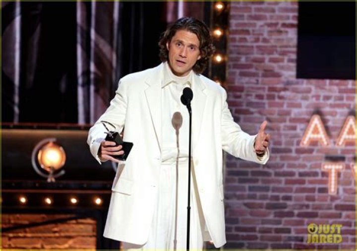 Aaron Tveit Officially Wins Tony Award After Being Sole Nominee, Tears