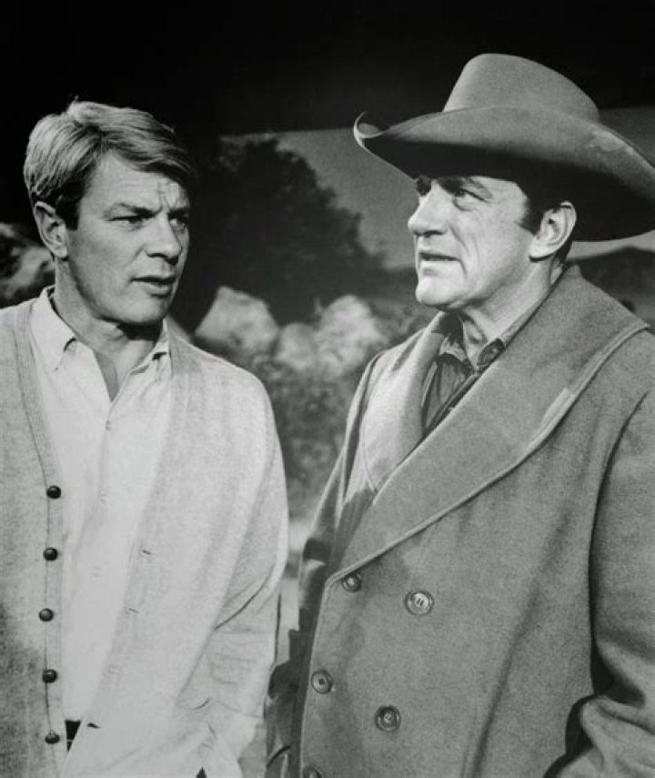 Actors James Arness and Peter Graves American Profile