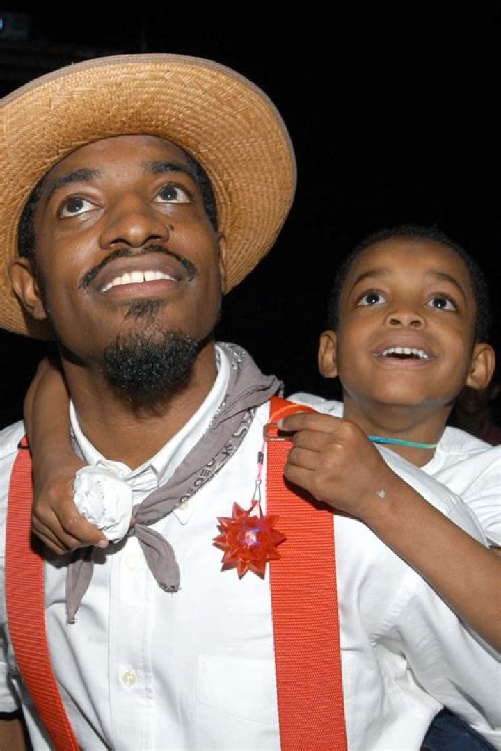Andre 3000 with son Seven from Erykah badu Andre 3000, Black culture