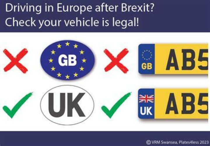Are EU GB number plates still legal?
