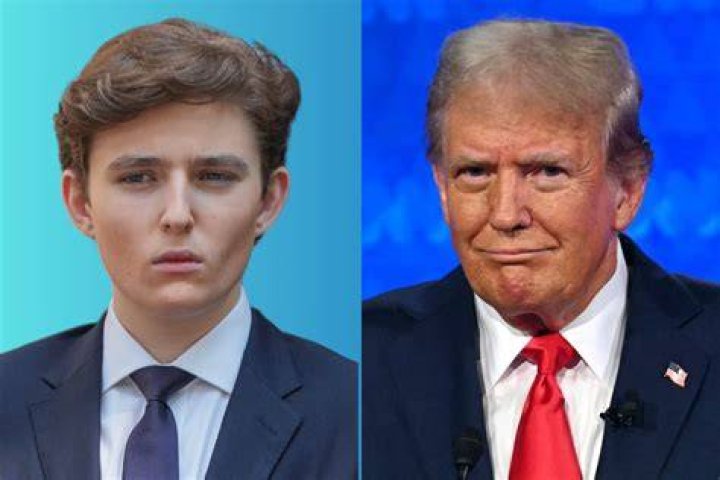Barron Trump, 16, looks all grown up as he leaves Trump Tower with mom