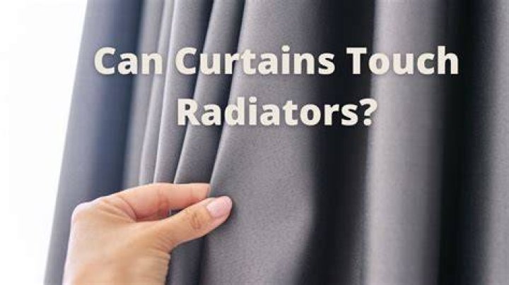 Can anything touch the radiator?