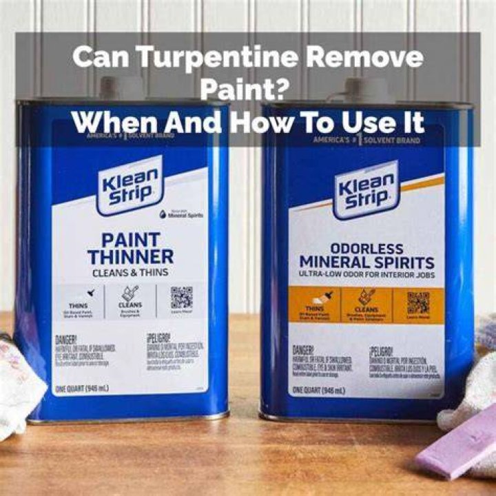 Can turpentine be stored in garage?