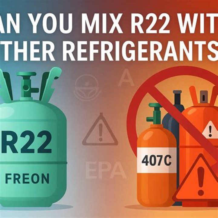 Can you mix refrigerants?