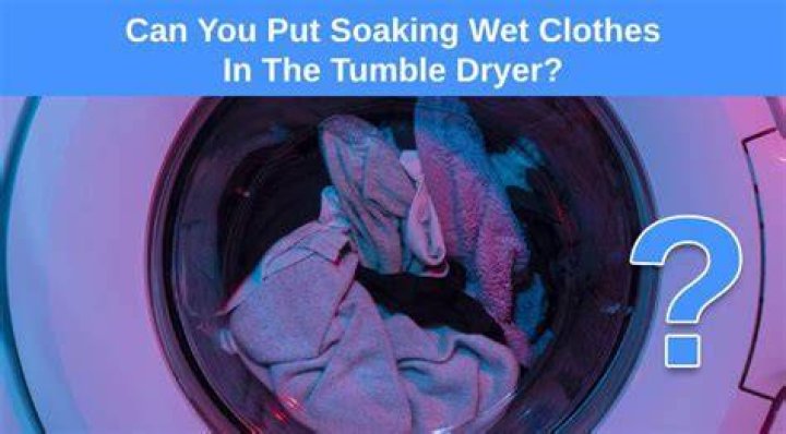 Can You Put Soaking Wet Clothes in The Dryer 5 reasons why you