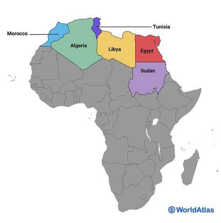 Countries Of North Africa WorldAtlas