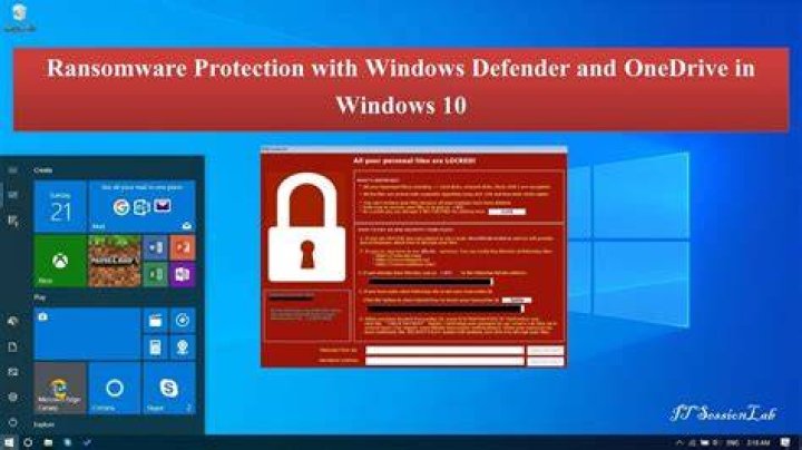 Does Windows 10 protect against ransomware?