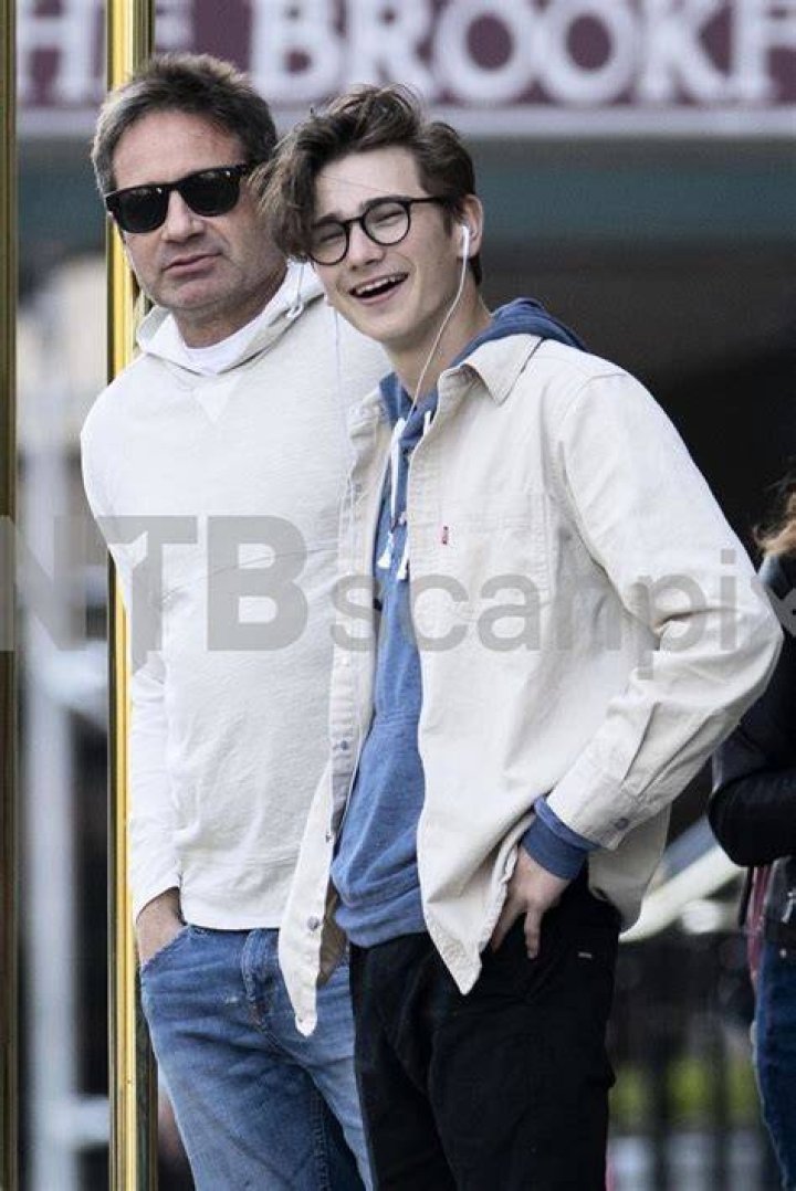 Duchovny Central David Duchovny and son spend time together in Malibu