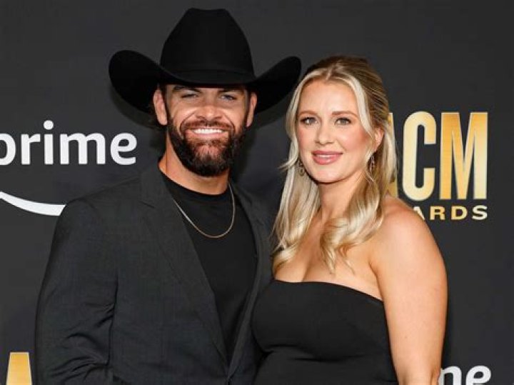 Dylan Scott and wife Blair Scott having a baby girl Pink Confetti