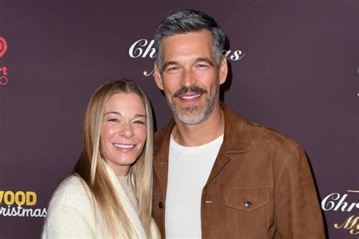 Eddie Cibrian with wife LeAnn Rimes at the world premiere of the movie