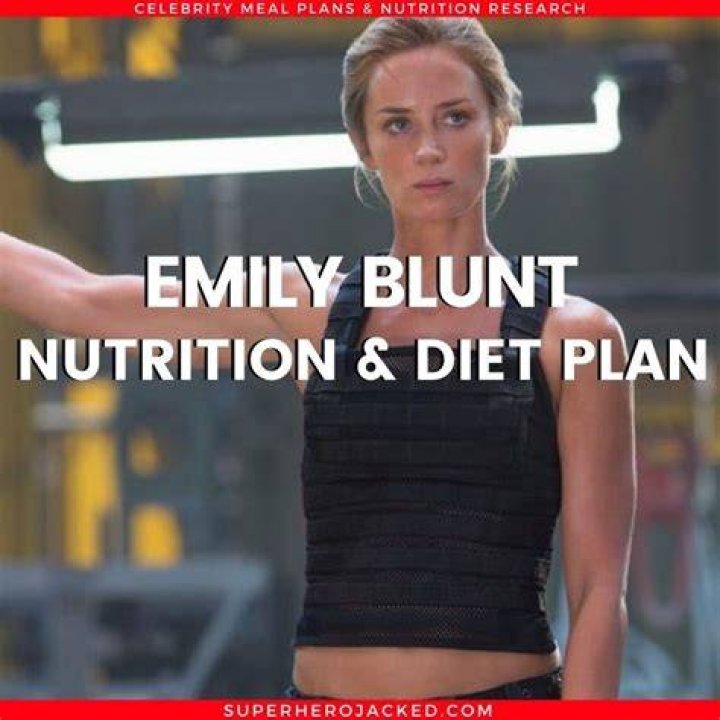 Emily Blunt Diet Plan Celebrity Sizes