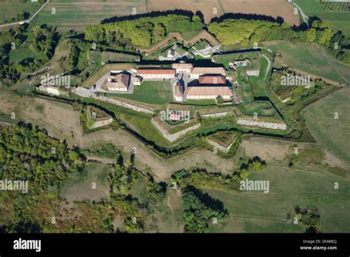 Fort Barraux in France, one of the oldest star forts in the Alps
