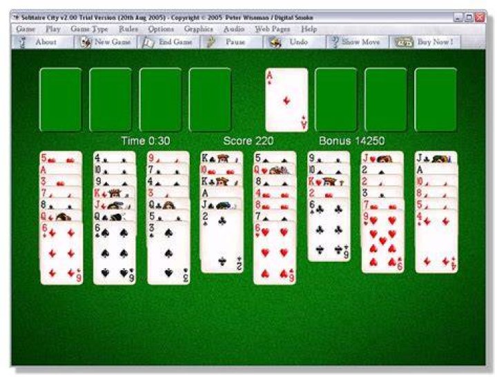 Freecell Green Felt