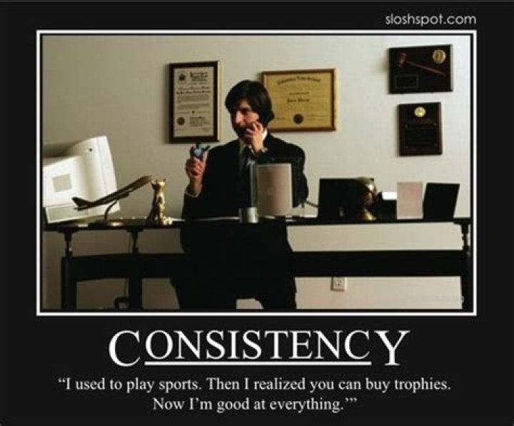 Funny Quotes About Consistency. QuotesGram