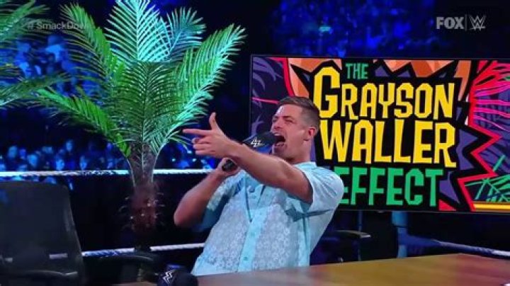 Grayson Waller says he worked a fulltime job while wrestling on the