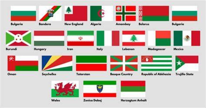 Green White Red Flag +20 Countries With These Colors