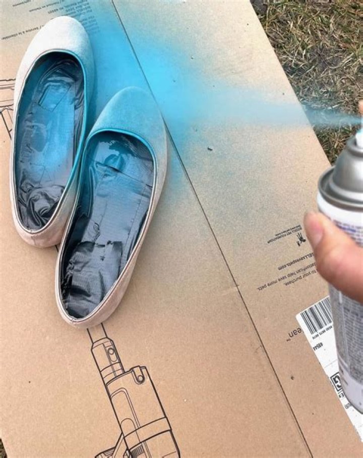 How can I permanently paint my shoes?
