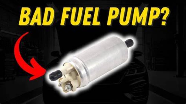 How do you know if fuel pump bad?