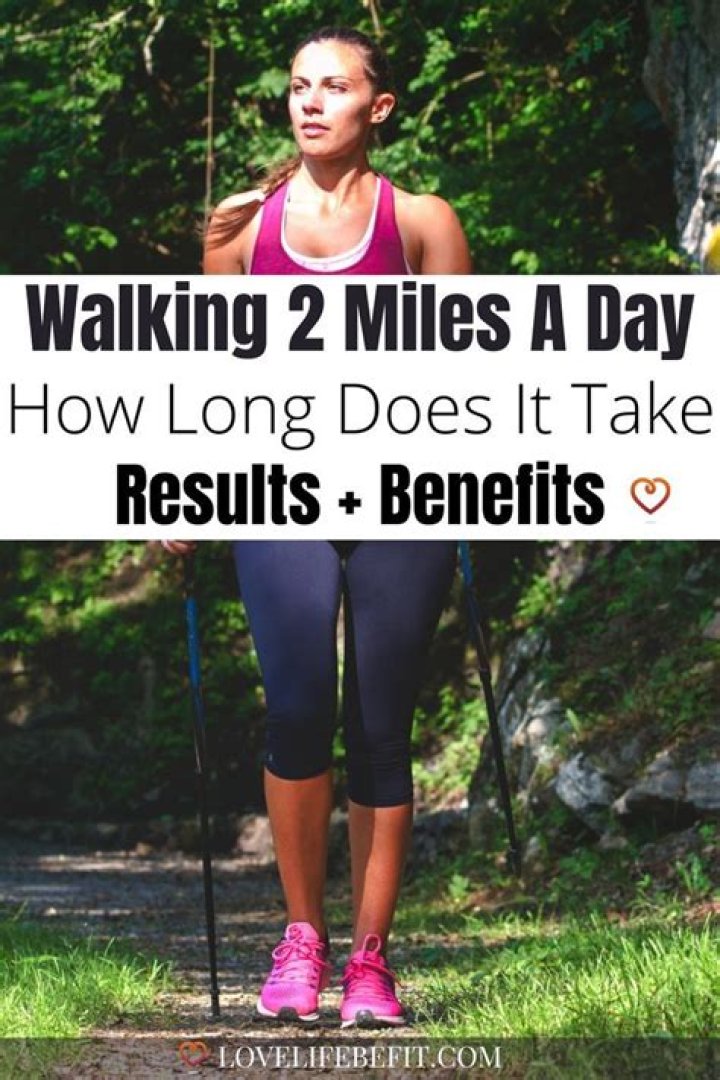 How long does it take to get fit by walking?