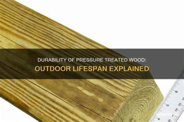 How long will pressure treated wood last outside?