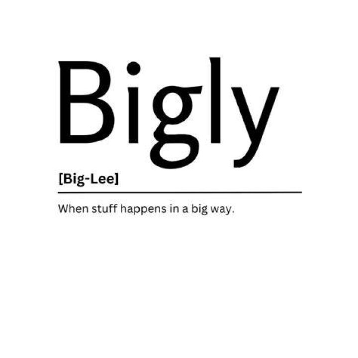 Is Bigly in the dictionary?