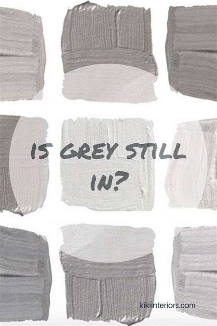 Is grey still popular in 2021?