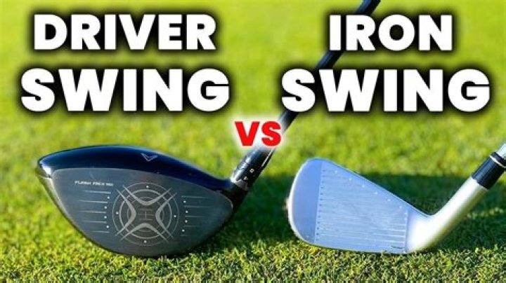 Is the driver swing the same as irons?