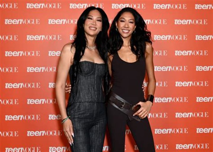 Kimora Lee Simmons, Aoki Lee & grandma Celebrity families