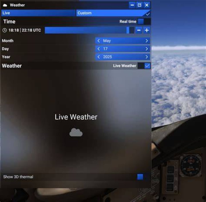 Live Weather Does Not Match Weather & Live Weather Microsoft Flight