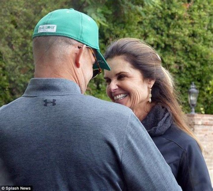 Maria Shriver gazes at her boyfriend Matthew Dowd during romantic