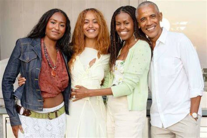 Michelle Obama shares rare family photo with Barack, Sasha and Malia