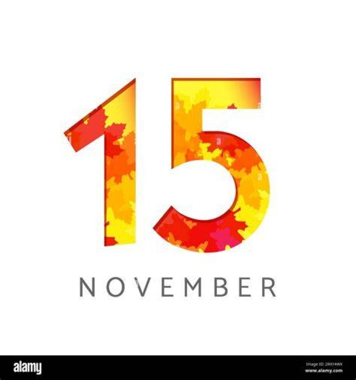 Pin on November 15