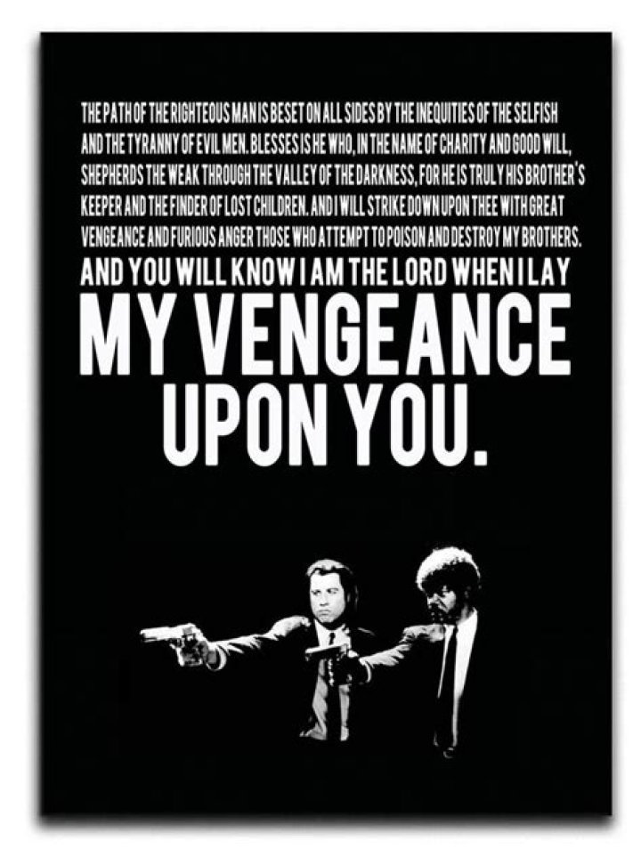 Pulp Fiction Quote Canvas Print or Poster in 2020 (With images