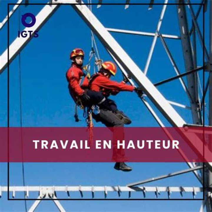 R&eacute;glementation travail en hauteur