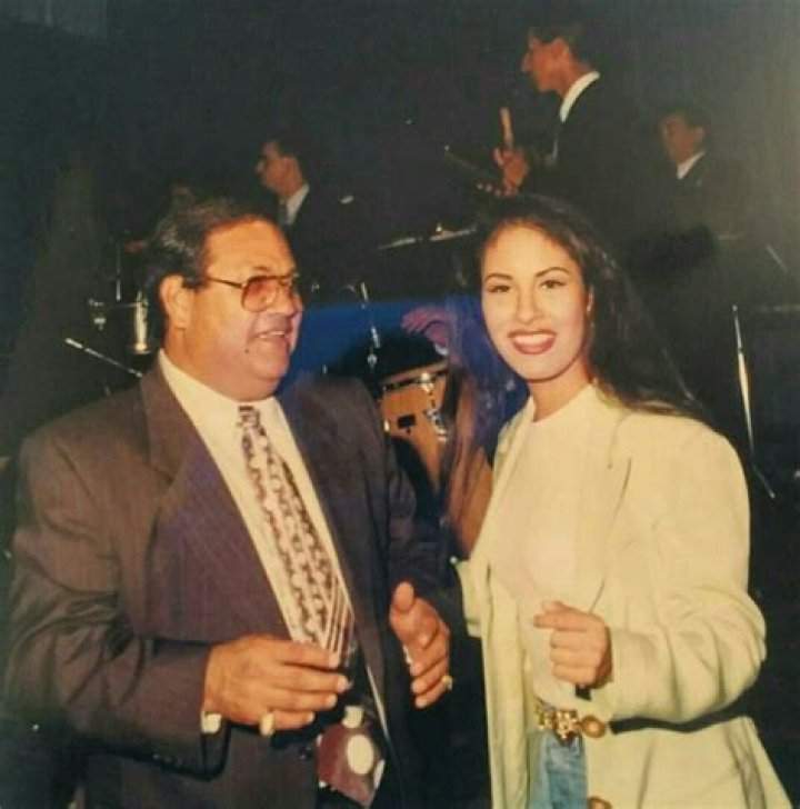 Selena With Her Dad