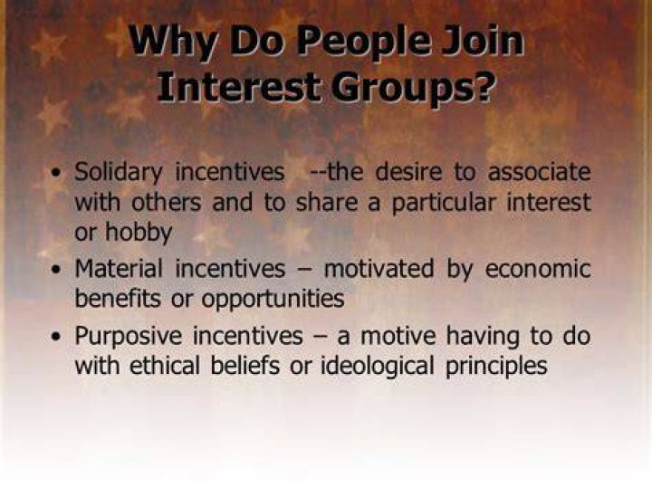 Solidary Benefits of Interest Groups Kefi Mind