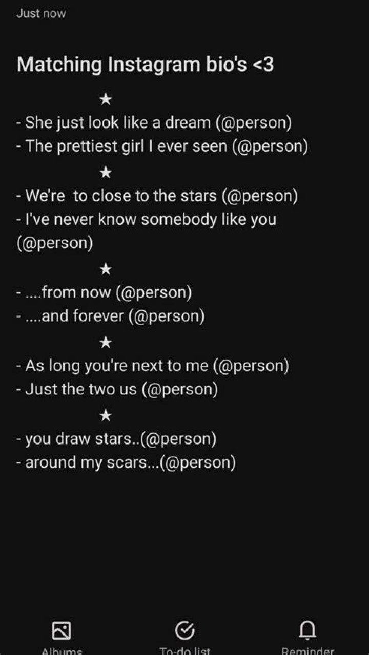 Song Lyrics Matching Bios Instagram How To Put Your Song Lyrics On
