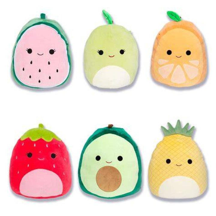 Squishmallow Kellytoy 2020 Fruit Collection 8" Ashley the Apple Plush