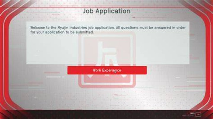 Starfield Ryujin Industries Job Application Answers Attack of the Fanboy