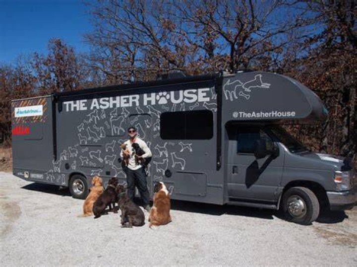 The Asher House RV Promotes Dogs, Pet Adoption, And Animal Shelters