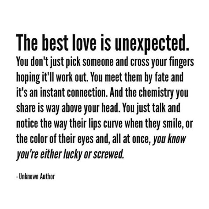 The Best Love Is Unexpected Pictures, Photos, and Images for Facebook