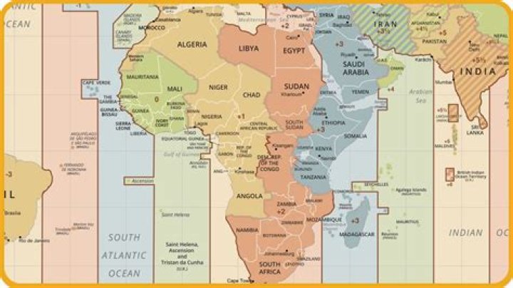 Time Zone Map of Africa Time zones in Africa WhatsAnswer Time Zone