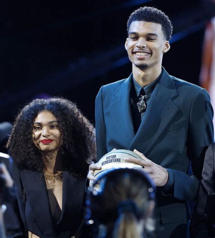 Victor Wembanyama&rsquo;s Sister Eve Wows in Plunging Suit at NBA Draft