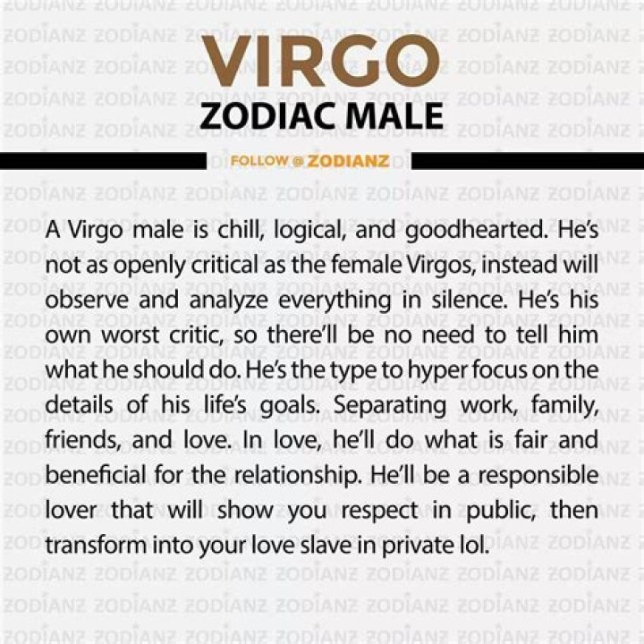 Virgo male >>> Followzodianz Zodianz Zodiac Astrology 