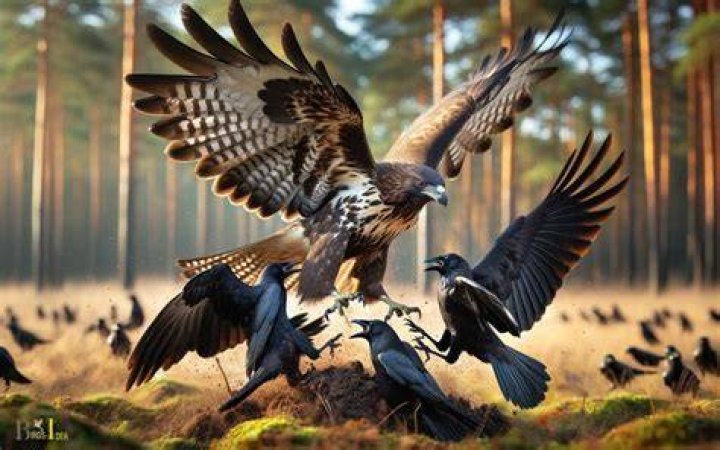 What is the natural enemy of crows?