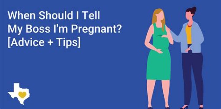 When should I tell my students Im pregnant?