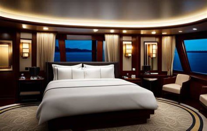 Where does the captain sleep on a ship?